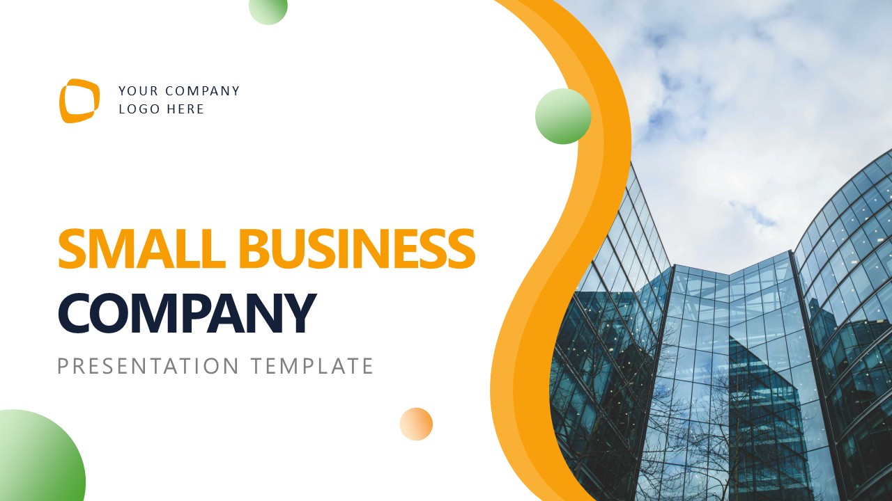 Small Business Company Profile Presentation PowerPoint Template