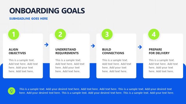 Onboarding Goals PPT Slide – Client Onboarding Presentation