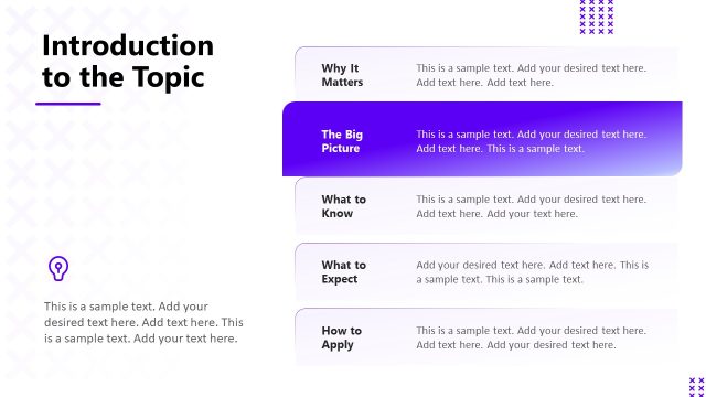 Introduction to the Topic – Internal Workshop Presentation Template