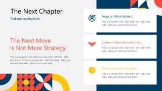 Strategic Action Plan Light Geometry PPT Presentation Template