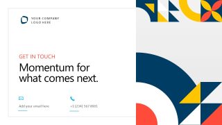 Contact and Closing Light Geometry Presentation Template