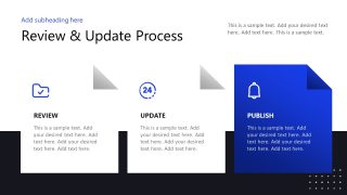 Editable Procedure Handbook Template Slide 