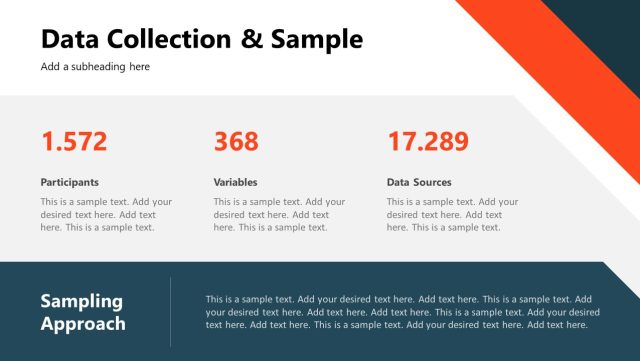 Data Collection and Sample Academic Dissertation Slide - SlideModel