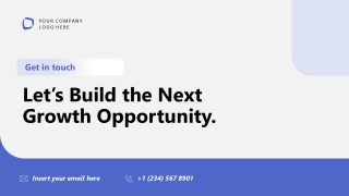Growth Opportunity - Business Development PPT Template