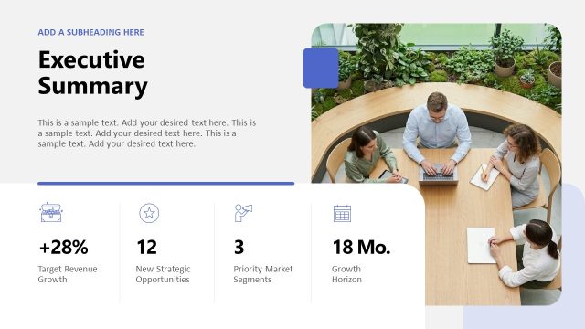Executive Summary Business Development Presentation