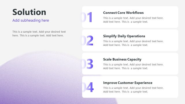 Investment Solution and Key Benefits PPT Slide
