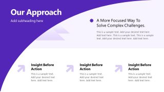 Business Approach Presentation - Purple White Company Template