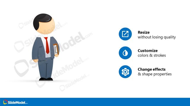 PowerPoint Mike Template Clipboard Scene