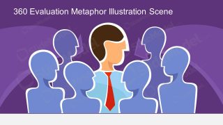 Presentation of 360 Evaluation Illustration Scene 