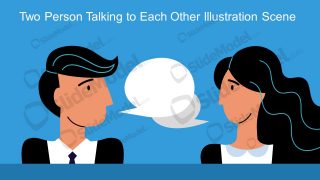 PowerPoint Male and Female Communication Metaphor
