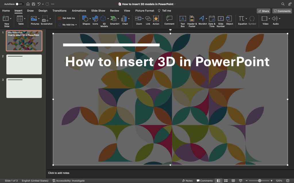 how to make a 3d powerpoint presentation