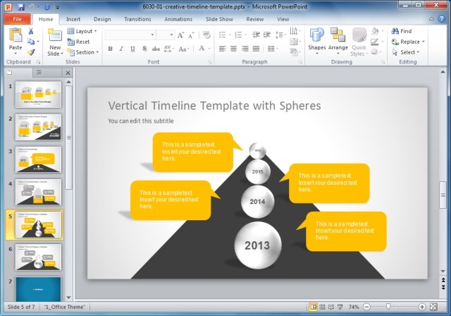 template powerpoint 2010