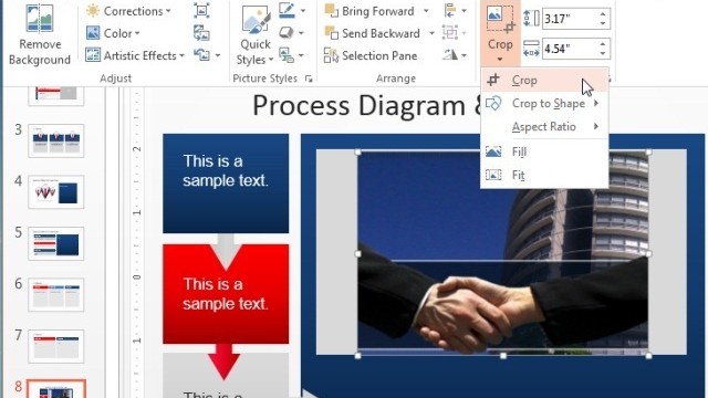 How To Reshape And Crop A Picture in PowerPoint