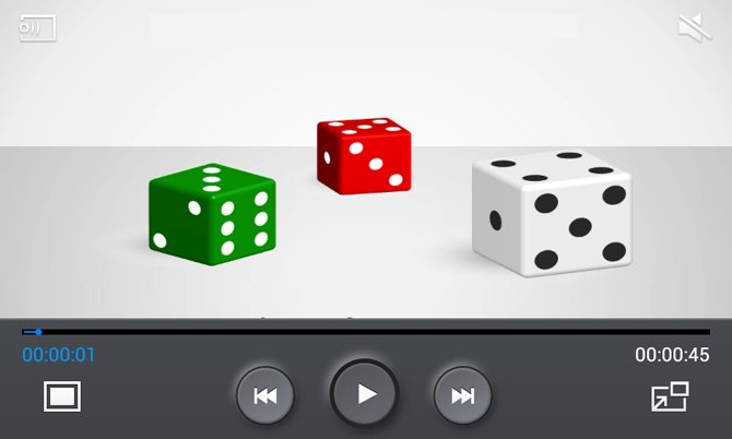 Dice shapes template for PowerPoint