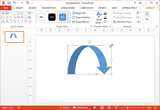 Draw-curved-arrow-in-PowerPoint.png - SlideModel