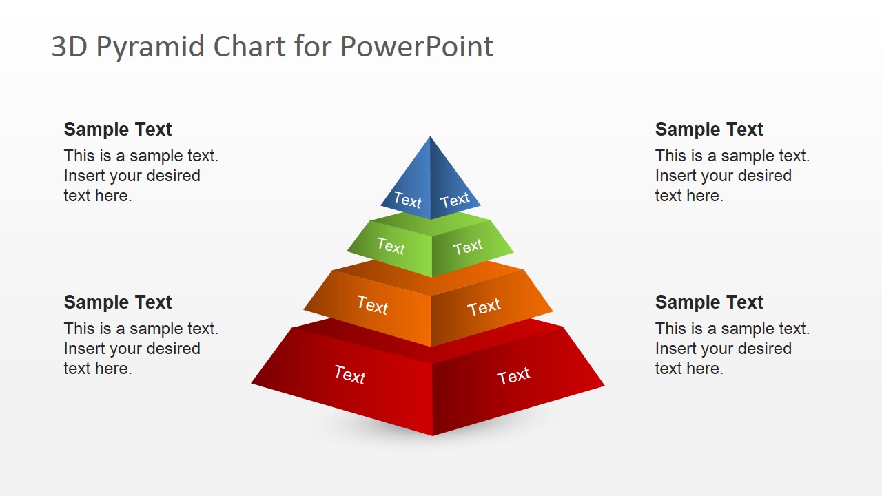 Free 3D Segmented Pyramid Slide for PowerPoint & Google Slides
