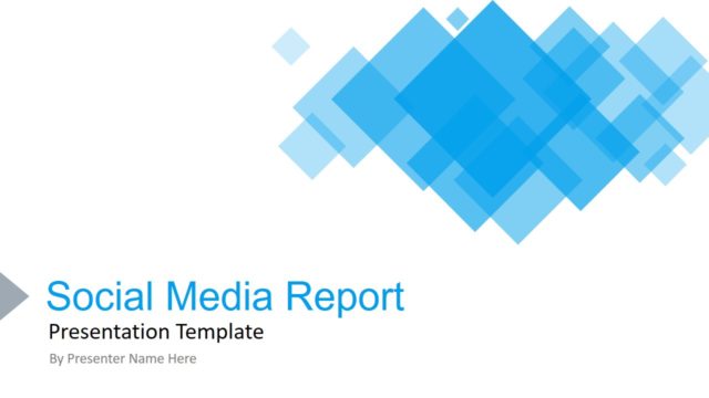 Social Media Report Cover Slide