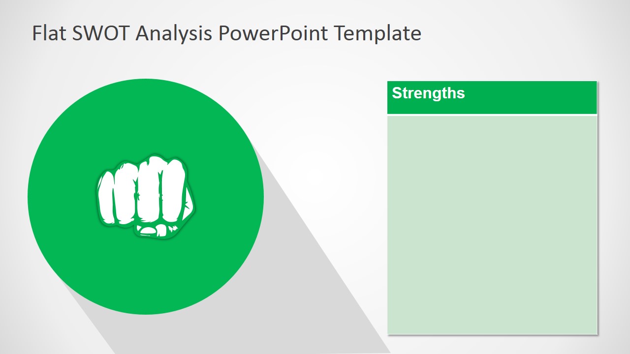 Free Flat SWOT Analysis Presentation Template & Google Slides