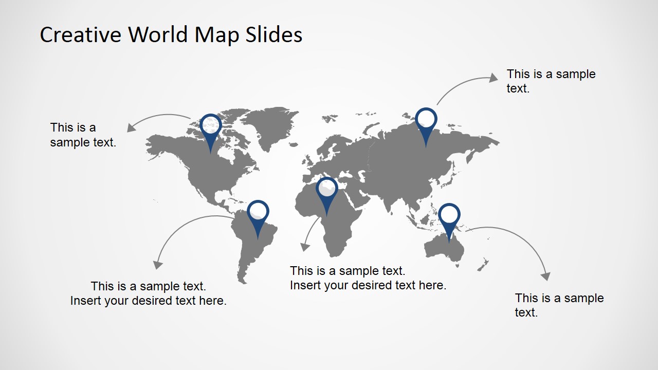 Map Of The World Powerpoint