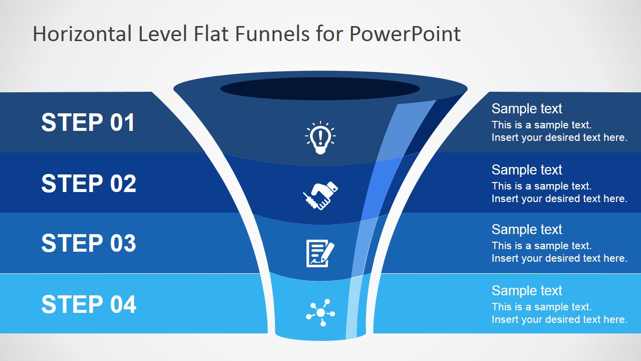 Free Flat Funnel PowerPoint Template & Google Slides