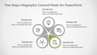 PPT Template 5 Steps Diagram