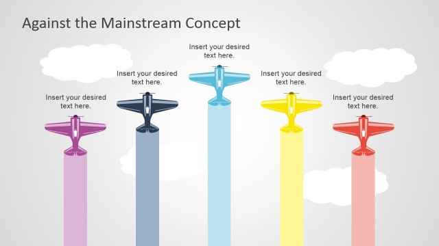 Aircraft Formation Shapes for PowerPoint