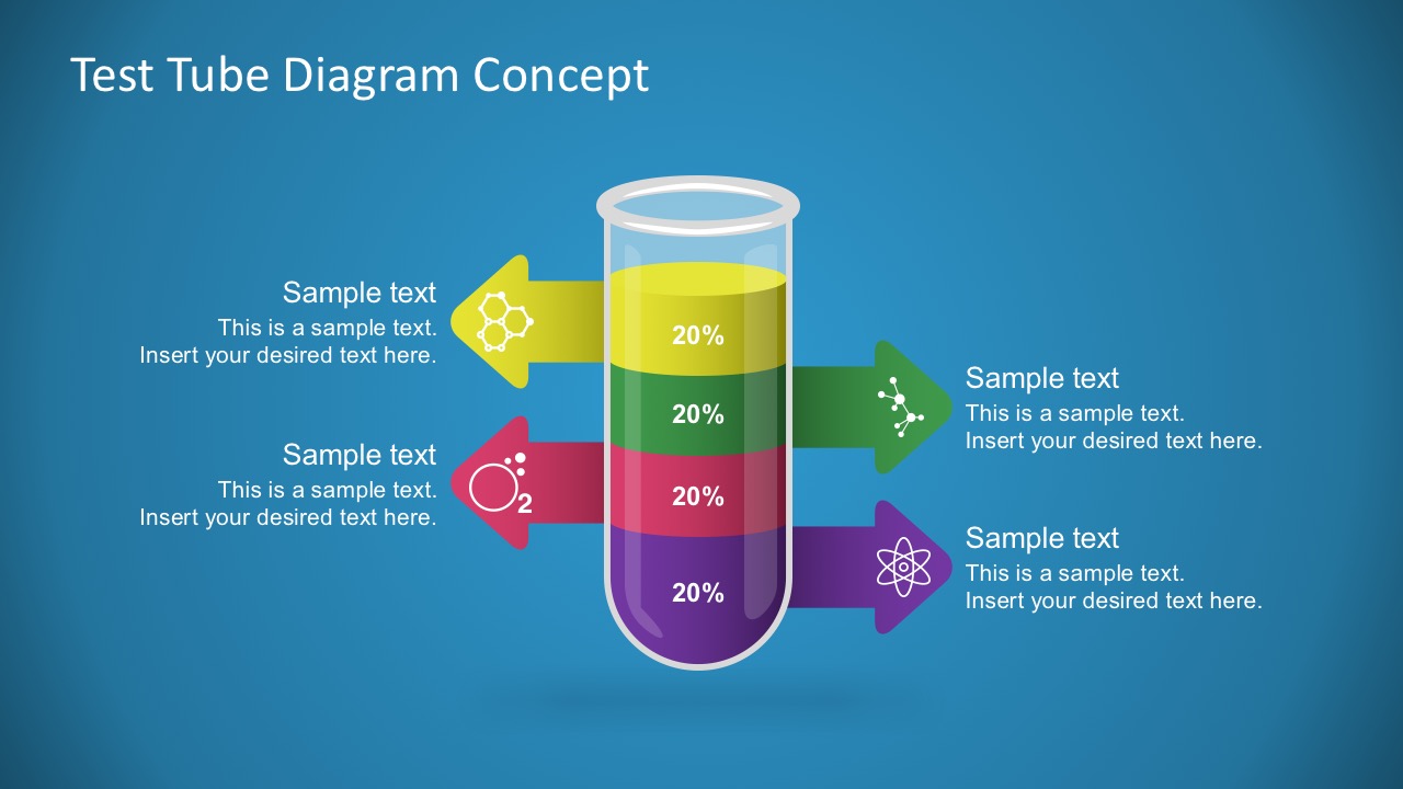Free Test Tube Diagram For PowerPoint 