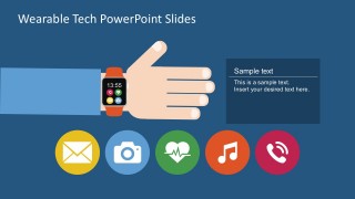Free Watch Gadget Design For PowerPoint Template