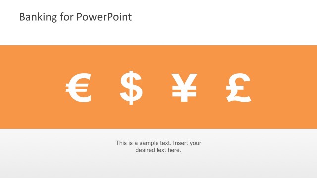 Free PowerPoint Currency Orange Template Background