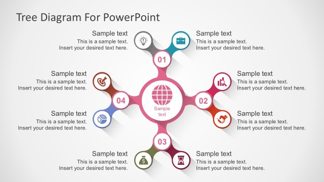 Free Process Tree Diagram PowerPoint Presentation Slides