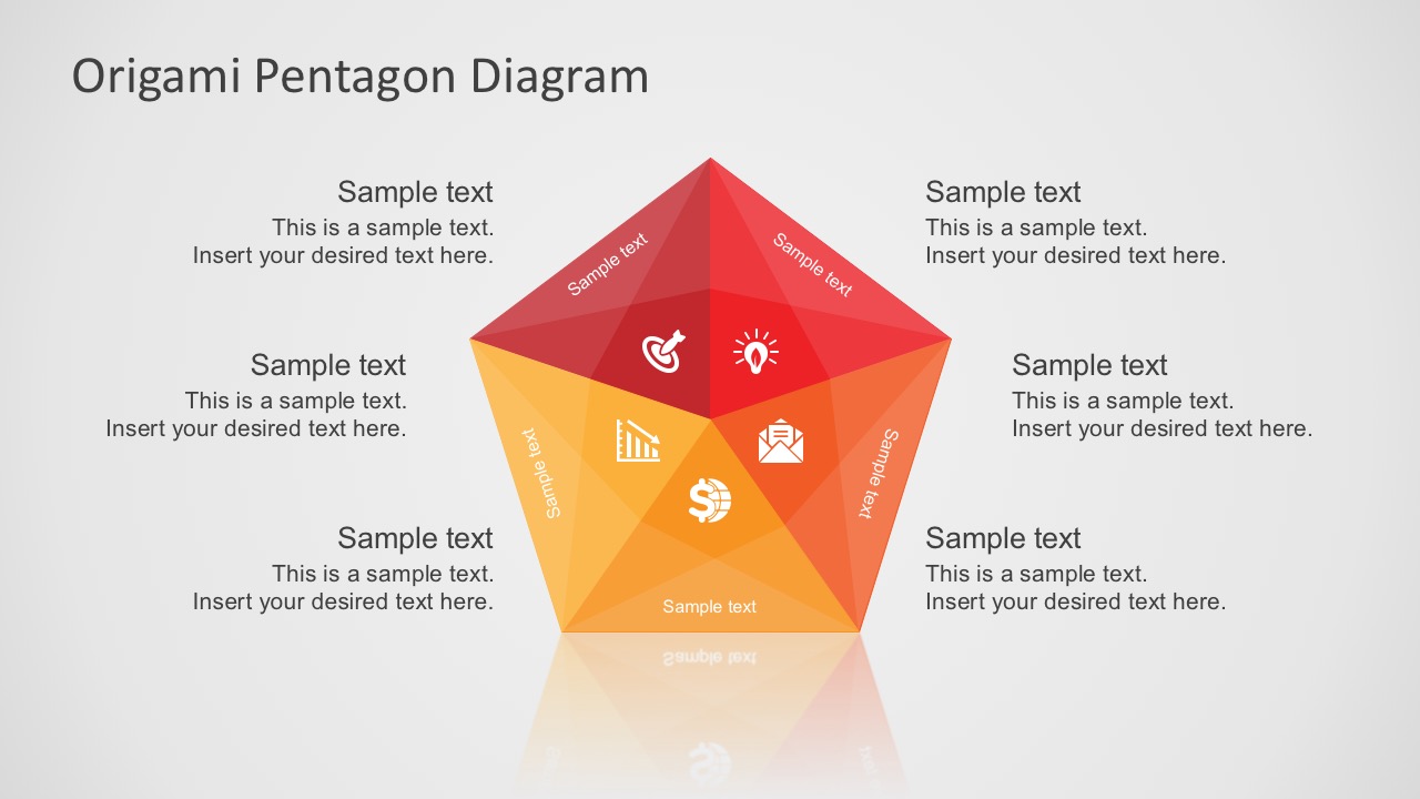 Free Editable 5 Steps Star Diagram For PowerPoint