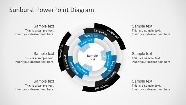 Free Multilevel Sunburst Diagram PowerPoint Templates