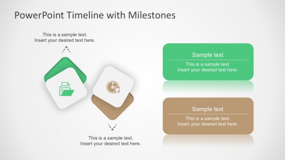 Free Milestone Timeline And Shapes For PowerPoint