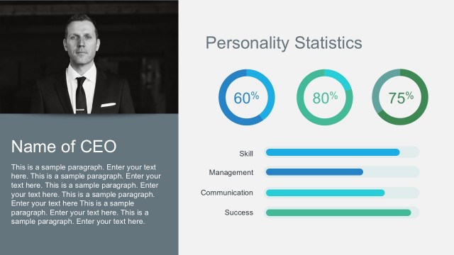 Free Company Profile Statistics with Percent Charts