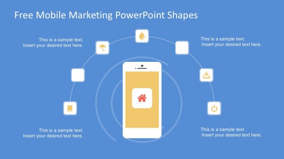 Free Smartphone Mobile Marketing PowerPoint Graphics