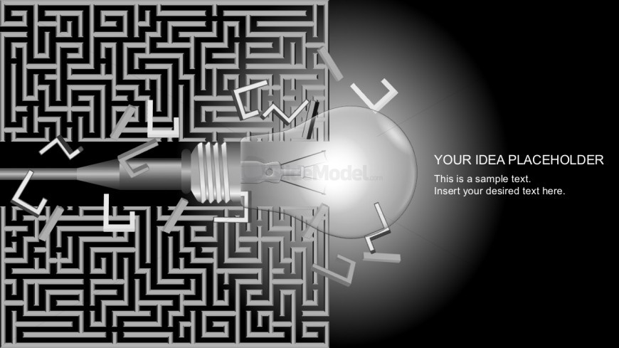 Free Lightbulb Metaphor For Business Presentations