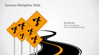 Free Road Signs PowerPoint Template Slides