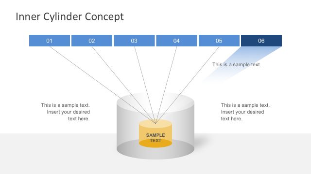 Free Inner Cylinder Infographic Template Slides