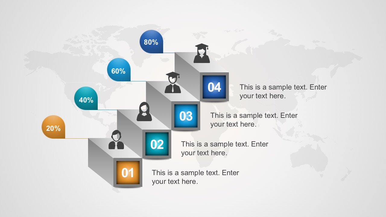 Шаг 3 4. 3d инфографика POWERPOINT. 3 Д инфографика POWERPOINT.