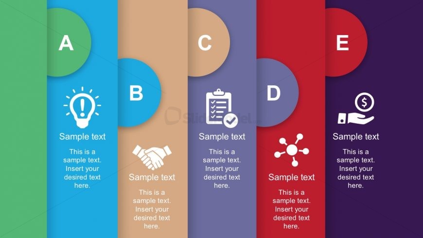 Free Process Flow Template with PowerPoint Icons