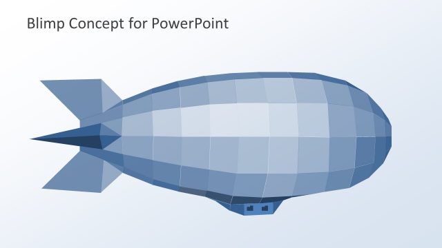 Blimp Pixel Design Shape