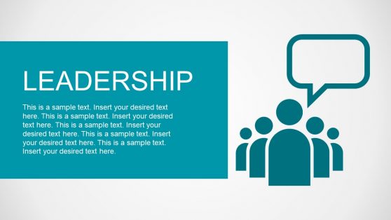 Leadership Presentation Template Icon