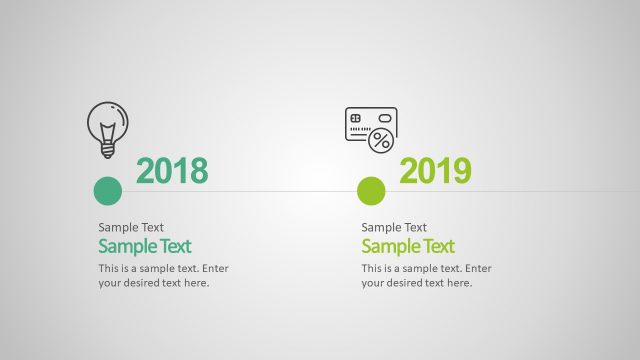 Timeline Slide of Infographic PowerPoint