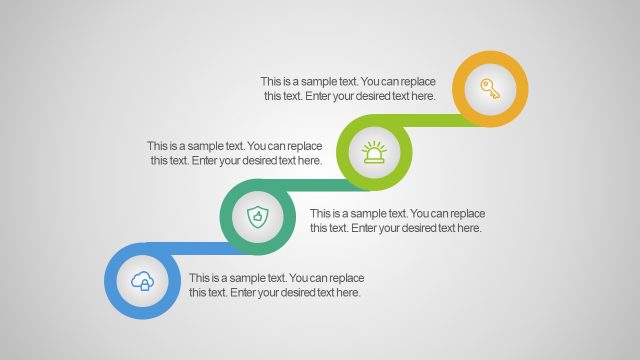 Editable Process Diagram Free Flat Infographics