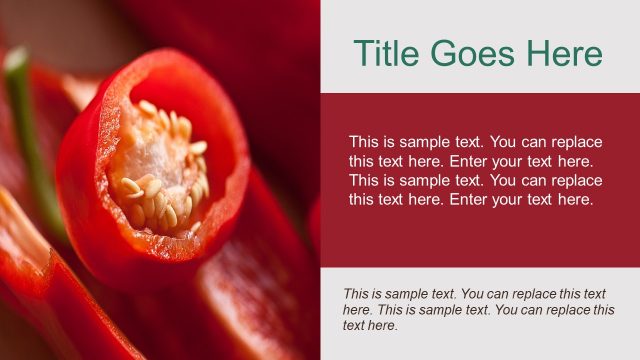 Food and Health Culinary Presentation Template