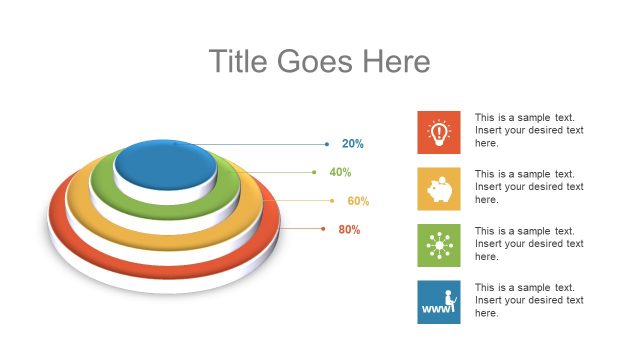 Pyramid Shape Circular Diagram Presentation