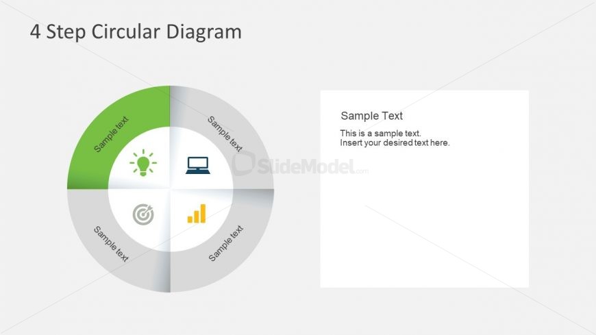 Bright Light Bulb Template Diagram