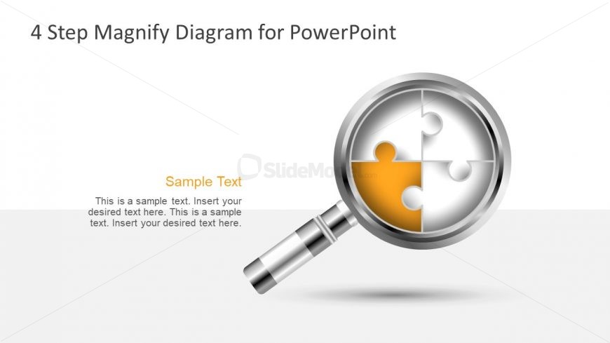 Two Content Magnify Diagram Layout