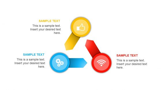 3 Step Process Flow Cycle Template