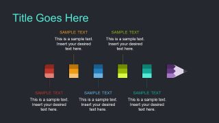 Pencil Style Vector Diagram PPT